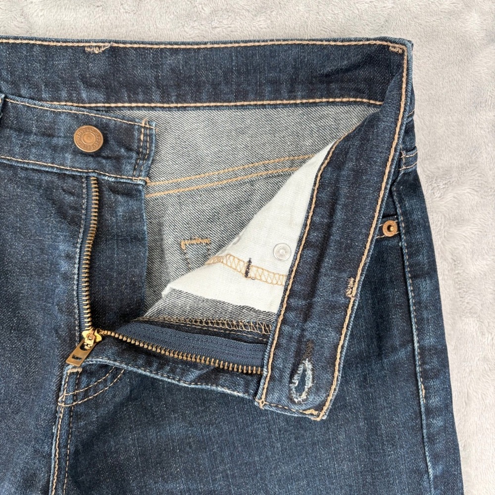 Levi's Jeans Mens 30x32 (Fits 30x30) Dark Wash 511 Slim Fit Classic Stretch - Picture 5 of 14